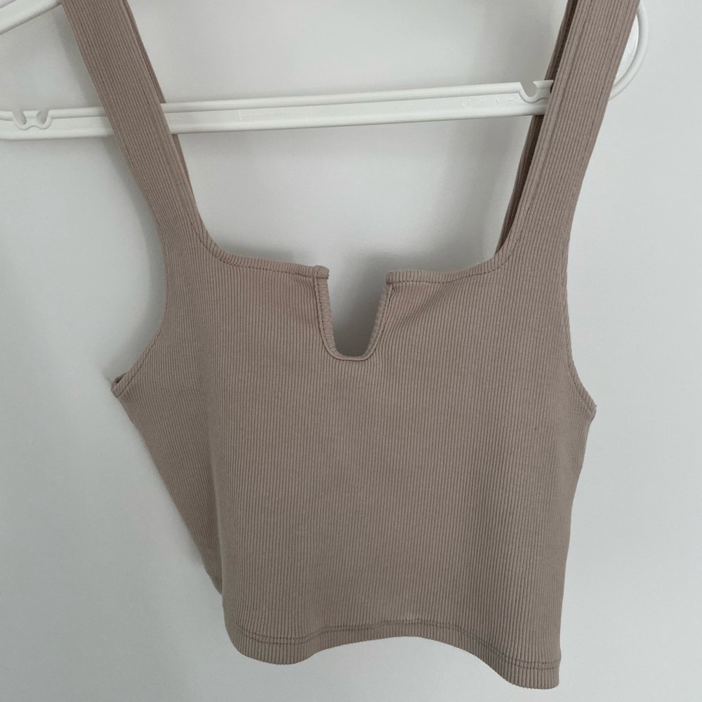 Zara cropped tank top